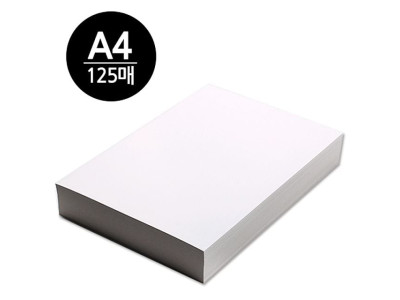 마니라 도화지 300g A4 마분지 125매