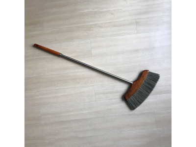 원목 스텐 칼라 T 방비 브러쉬 청소 고급 빗자루