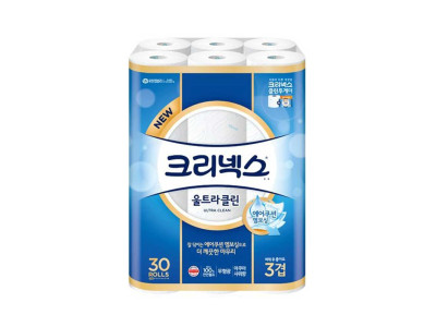 크리넥스 휴지 울트라클린 3겹 30롤