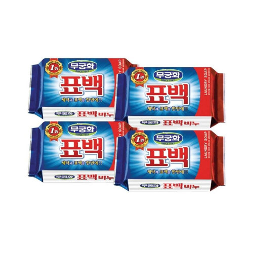 무궁화 표백 세탁 빨래 비누 230g 4개