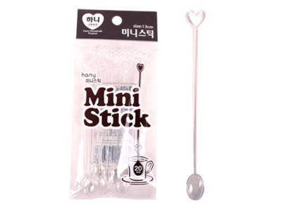 하니 투명 미니 스틱 20P(13cm)