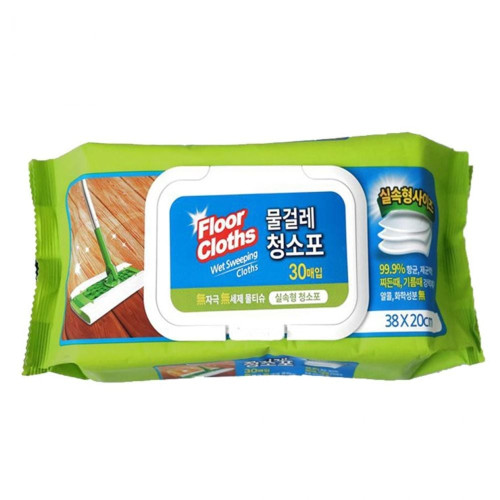물걸레 청소포 실속형 티슈형 대형 30매