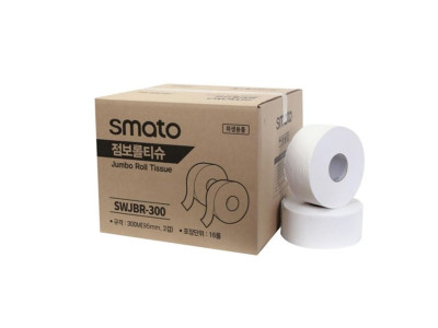 국산 점보롤티슈 95mmx300m 2겹 16롤(1box)
