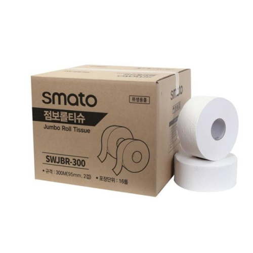 국산 점보롤티슈 95mmx300m 2겹 16롤(1box)