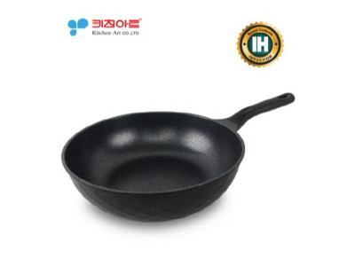 키친아트 꼬뜨 실버 IH 인덕션 궁중팬 30cm 웍팬