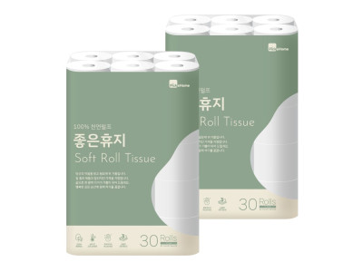 픽앤홈 좋은휴지 3겹 화장지 1+1 30m 두루마리휴지