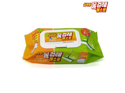 실속형 중형 물걸레 청소포 캡형 20개 한박스