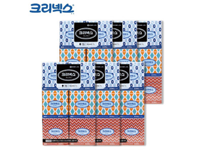 크리넥스 미용티슈 미니맥시 250매 6각 x 6개 36각