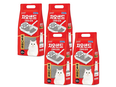 고양이 벤토나이트 모래 4.5kg 4P 탈취 화장실 샌드