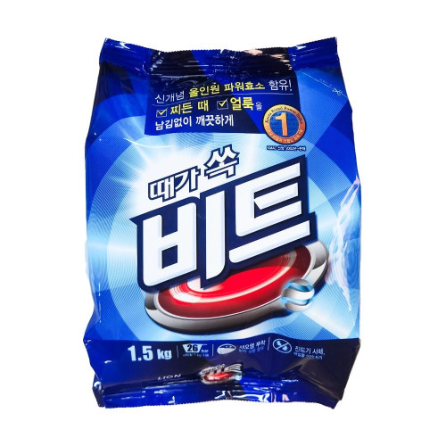 라이온 비트 세탁세제 1.5kg 리필