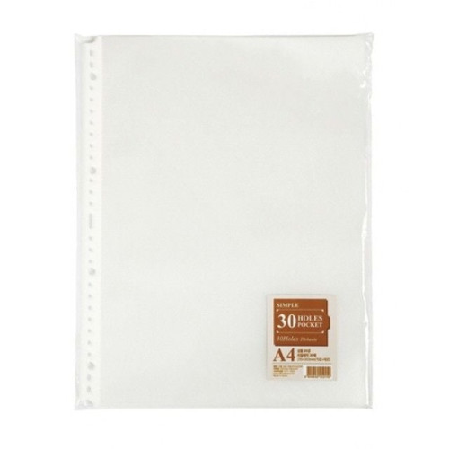 심플 30공 리필내지(A4/PP/20매/문화산업)