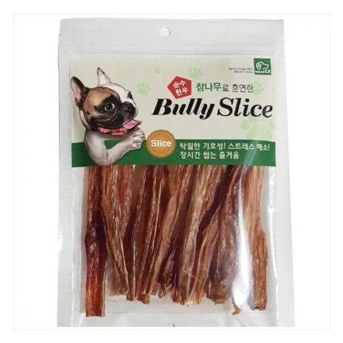 강아지 수제 육포 한우 불리 슬라이스 50g 1P 개껌