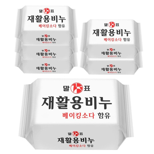 말표 세탁 빨래비누 재활용비누 400gx6개