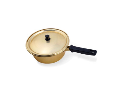 라면 전용 냄비 양은 가벼운 노란냄비 18cm
