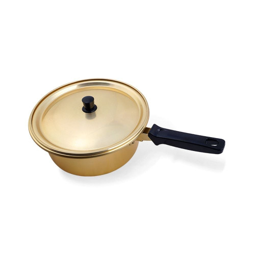 라면 전용 냄비 양은 가벼운 노란냄비 18cm