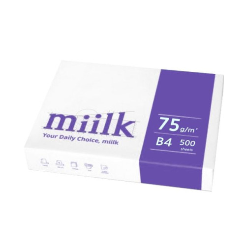 밀크 용지 복사용지 75g B4 500매 1권