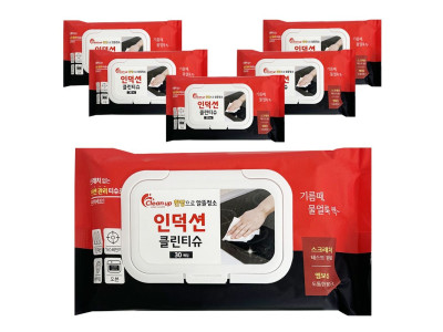 클린업 인덕션 클린티슈 30매 x(6개) 주방청소 찌든때