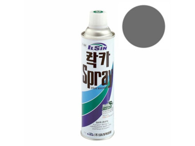 일신 락카 스프레이 중회색 420ml