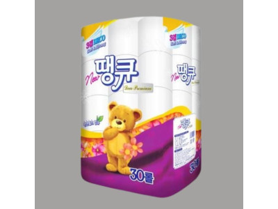 위생용품 화장지 팬더 땡큐 롤 3겹 30롤