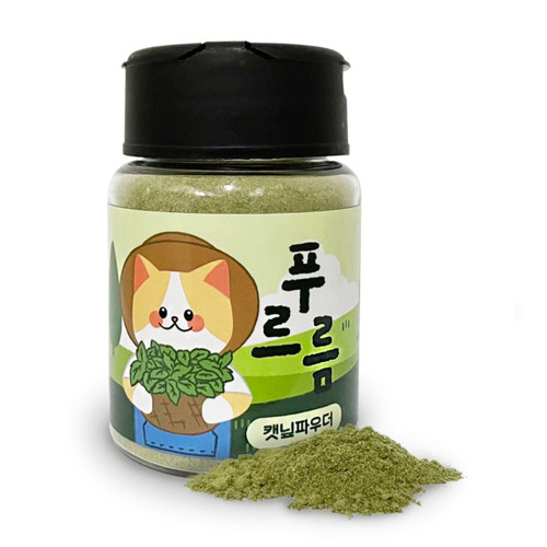 고양이 캣닢 가루 1P 캣글라스 대용량 파우더 간식