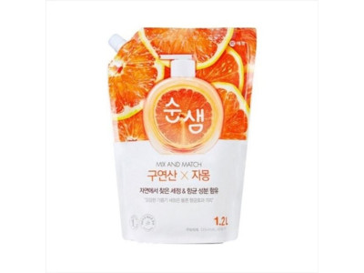 애경 순샘 구연산X자몽 1.2L 리필