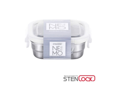 스텐락 네모 정사각밀폐용기 4호 400ml