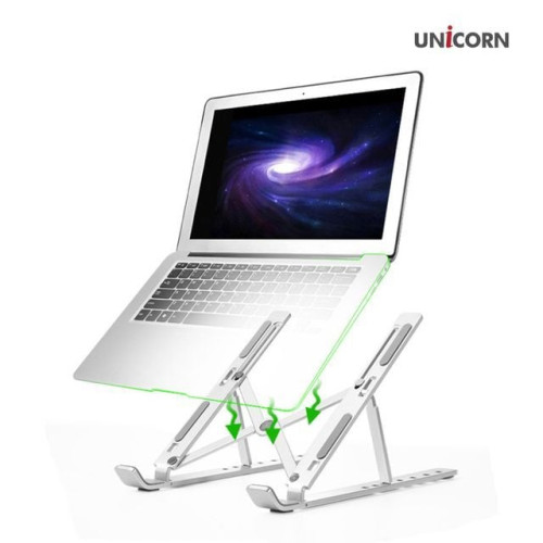 유니콘 LP-250S 휴대용 노트북거치대 알루미늄접이식