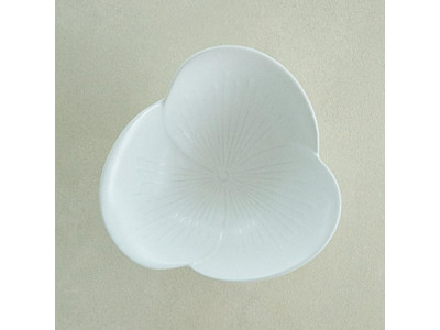 이천도자기 흰여울 꽃잎볼 접시 21cm 식기 그릇