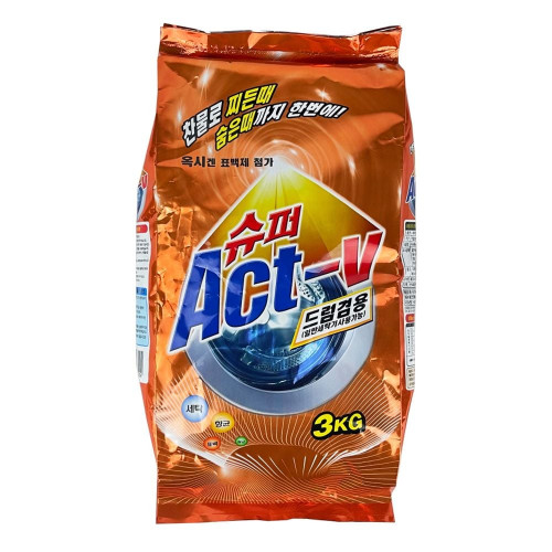 슈퍼액트 분말세제 일반드럼겸용세제 3kg-O