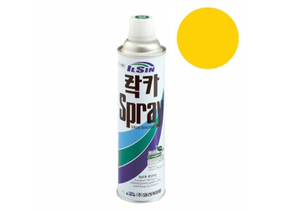 일신 락카 스프레이 황색 420ml