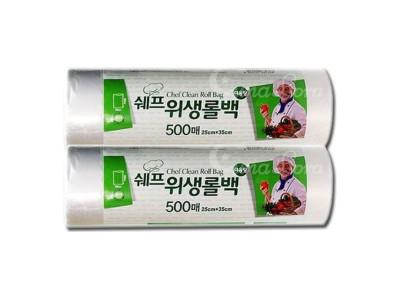 쉐프위생롤백 업소용 소 500매 2개