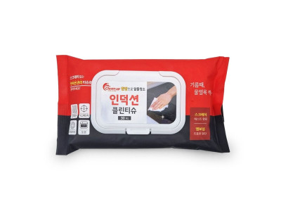 인덕션 클린티슈 30매 한장으로 알뜰청소 세정티슈