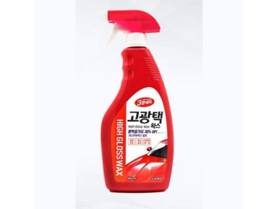 간편 3분세차 세차 광택왁스 650ml 검은차광택 차량용