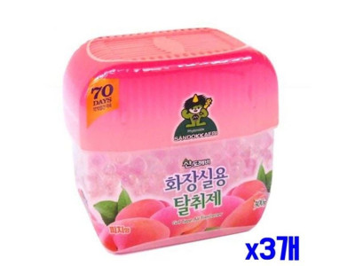 복숭아향 화장실용 탈취제 300g x3개