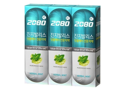 2080 진지발리스 허벌민트 120g X 3개