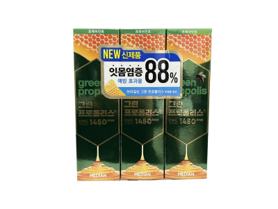 그린프로폴리스 치약 프레쉬민트 100g 3개입 메디안