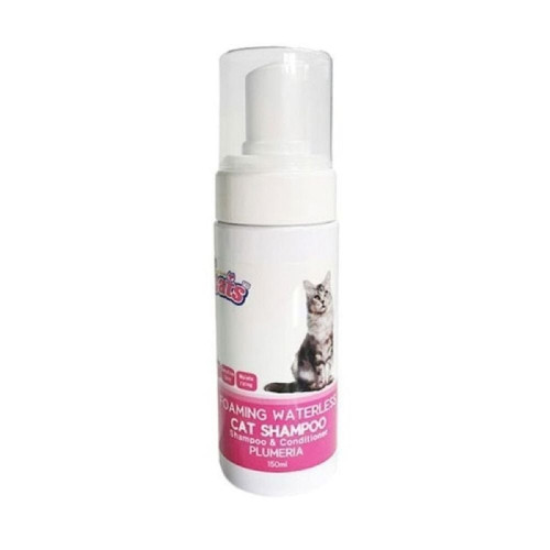 더캣츠 고양이 거품샴푸 푸르메리아향 150ml 펫목욕