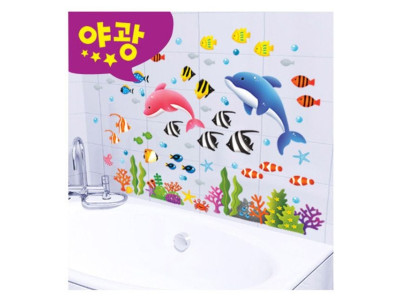 감성DIY 아이방스티커 요모조모 물고기 FDT-4214