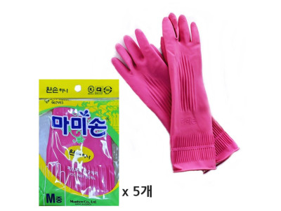 마미손장갑 왼손 중 5개 한쪽장갑 고무장갑 왼쪽장갑
