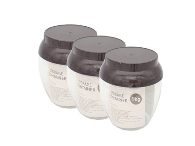 묶음기획 장독대용기 1kg 3매1세트