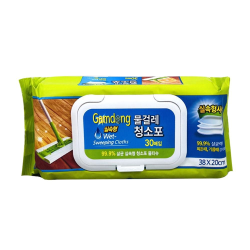 감동 물걸레 청소포 대형 38cm x 20cm 30매