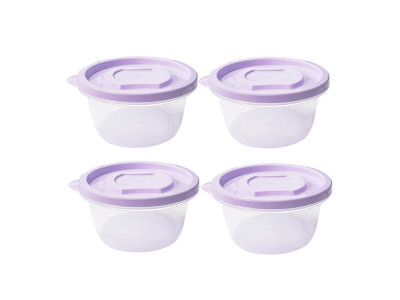 이라이프 튼튼 간편 보관용기 원형 120ml 4개입