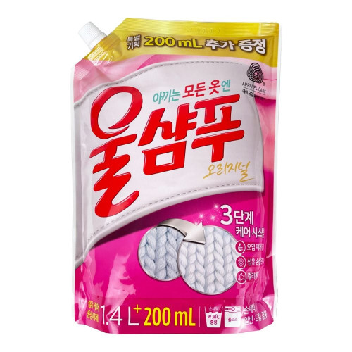 애경 울샴푸 오리지널 1.4리터 리필형 - O