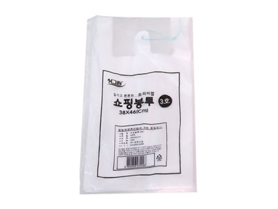 쇼핑봉투 3호(화이트)70P 38x46cm