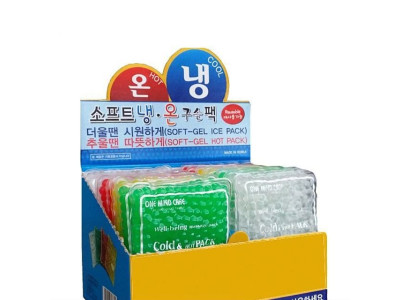 폴리머겔 투명 구슬 냉온 찜질팩