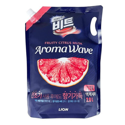 비트 세탁 세제 세탁기 빨래 액체 세제 드럼겸용 2L