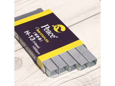 피스코리아 제본용 H13호 침/심 10mm 1갑(1000pcs)