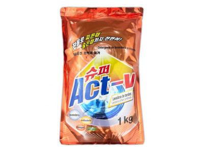슈퍼Act-V 일반드럼겸용 가루 세탁세제 1kg - O