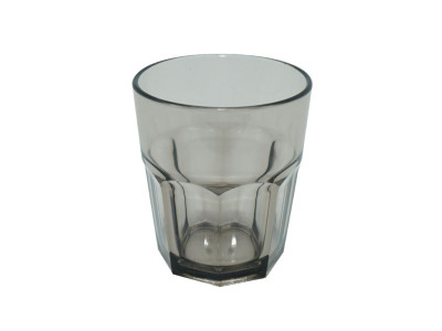 PC 팔각컵 차콜 270mL 안깨지는 플라스틱 식당컵