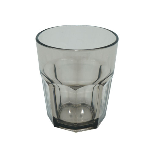 PC 팔각컵 차콜 270mL 안깨지는 플라스틱 식당컵